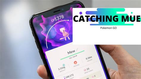 Catching Mew In Pokemon Go Youtube