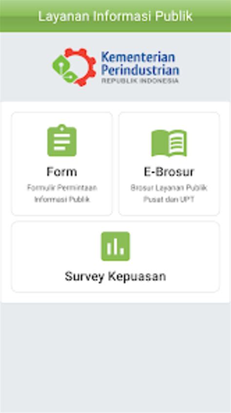 Android Layanan Informasi Kementerian