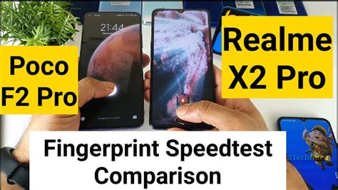 Realme X2 Pro Vs Poco F2 Pro Fingerprint Speedtest Comparison After