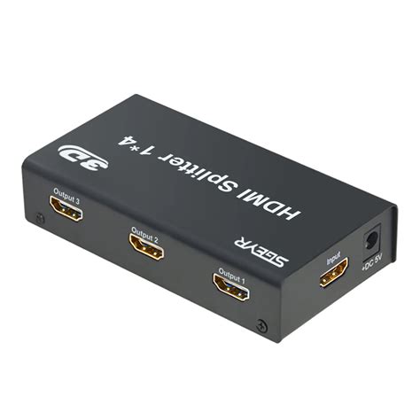 Aliexpress.com : Buy SGEYR 4 Ports HDMI Splitter 1 Input 4 Output HDMI 1x4 HDMI Splitter for ...