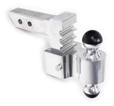 Rapid Hitch Adjustable Aluminum Ball Mount Kit W 2 Greaseless Balls