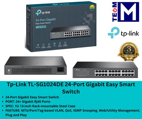 Tp Link TL SG1024DE 24 Port Gigabit Easy Smart Switch