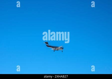 Airplane Coming In To Land At Iqaluit International Airport In Iqaluit