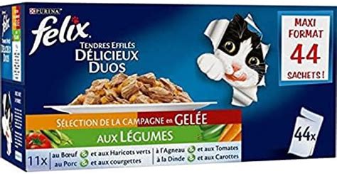 FELIX Tendres Effilés en gelée Délicieux Duos Sélection de la