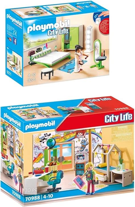 Playmobil Chambre Avec Espace Maquillage Chambre D Adolescent