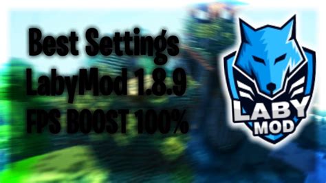 Best Settings Of LabyMod Latest Version FPS BOOST 400 YouTube