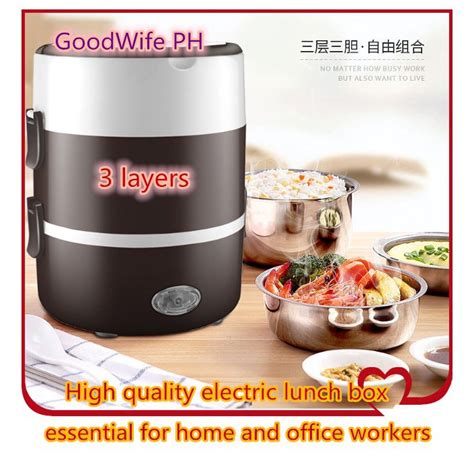 Layer L Electric Lunch Box Rice Cooker Can Be Plugged In Electric