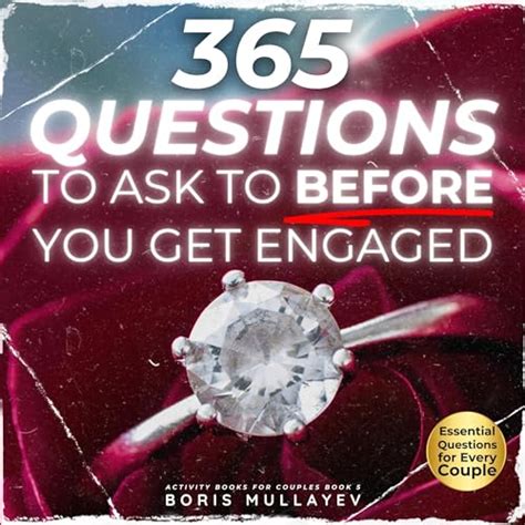 365 Questions To Ask Before You Get Engaged Activity Books For Couples Book 5 Audio Download