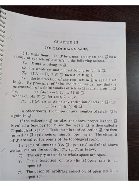 Topology Spaces | PDF