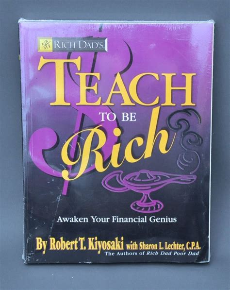 Robert Kiyosaki Rich Dads Teach To Be Rich Book Workbook 3 Dvd Set