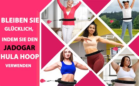 Smart Hula Hoop mit Zähler Modern Hullahub Reifen zum Abnehmen mit 24