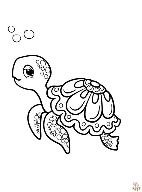 Free Printable Sea Creatures Coloring Pages | GBcoloring