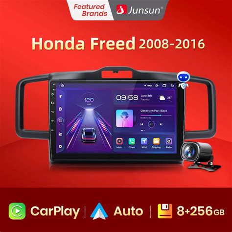 Junsun V Pro Ai Voice Din Android Auto Radio For Honda Freed Spike