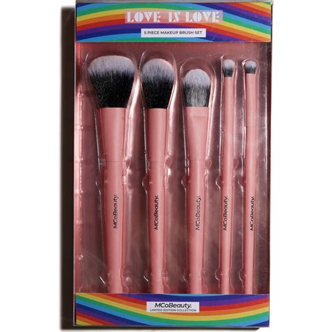 Mcobeauty Makeup Brush 5 Piece Set Love Is Love Each Woolworths