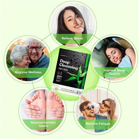 Buy Nuubu Deep Cleansing Foot Pads For Stress Relief Better Sleep