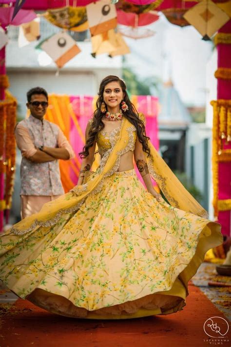 The Prettiest Yellow Lehengas We Spotted For You To Consider For Your