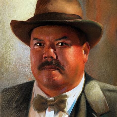 Prompthunt Portrait Of Oddjob Harold Sakata From James Bond Detailed