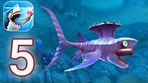 Hungry Shark World Gameplay Walkthrough Part 5 Spike Shark Ios Android Youtube