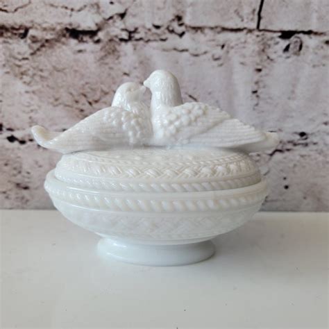 Westmoreland Covered Candy Dish Etsy