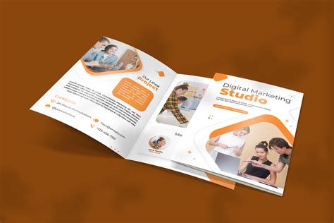 Digital Bifold Brochure By Vunira Thehungryjpeg