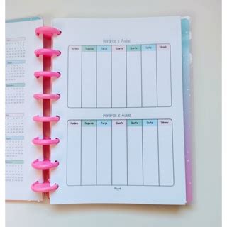 Caderno De Discos Tipo Inteligente Modelo Pink Shopee Brasil