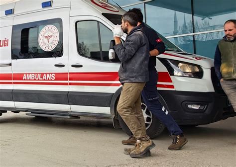 Elini kesim makinesine kaptıran işçinin parmağı koptu Asayiş