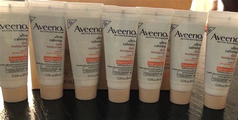 Aveeno Ultra Calming Daily Moisturizer Spf 30 Travel Size Lot Of 7