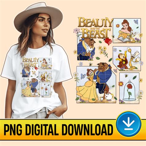 Disney Beauty And The Beast Png Belle Princess Sublimation File