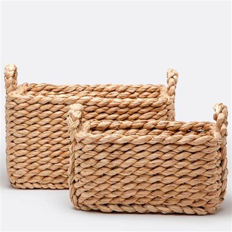 Raqi Rectangular Seagrass Baskets Mecox Gardens