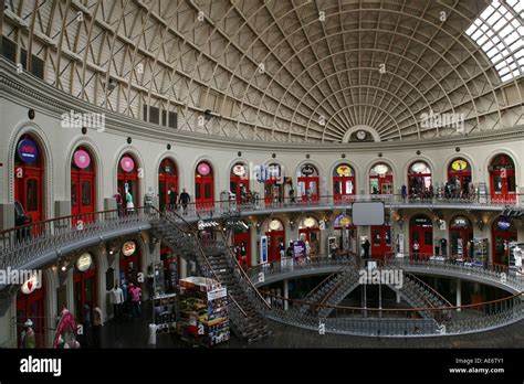 The Corn Exchange Shopping Centre In Leeds Yorkshire England Stock