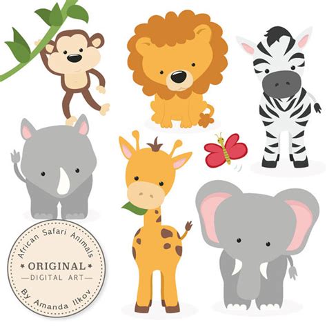 Free Baby Safari Cliparts, Download Free Baby Safari Cliparts png ...