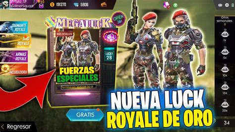 As Es La Nueva Luck Royale De Oro Especial En Free Fire Nueva