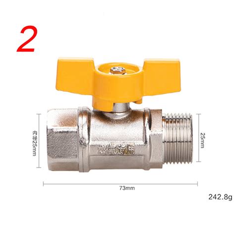 Vanne à boisseau sphérique à angle pour gaz naturel cuivre galvanisé