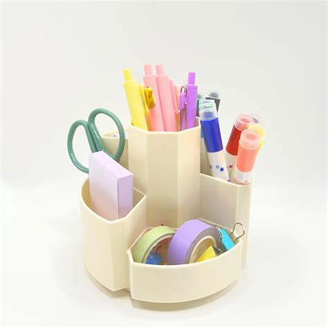 Amazon Saikvi Pen Organizer Pencil Cup For Desk Rotation Desk