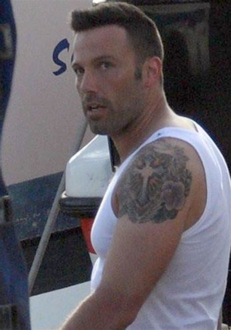 Ben Affleck Tattoo Ben Affleck Hits Back At Phoenix Tattoo Critics