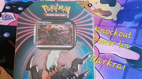 Pokemon Darkrai Knockout Power Tin YouTube