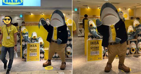 IKEA s Shark Mascot Wears Fancy Suit While Selling Naked BLÅHAJs To