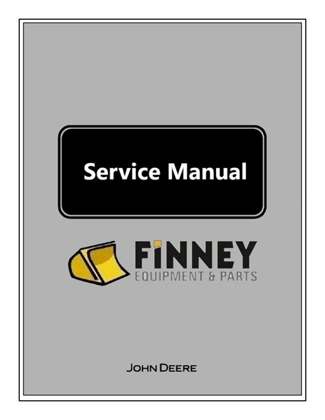 John Deere J J J Dozer Repair Manual High Serial Num Jd