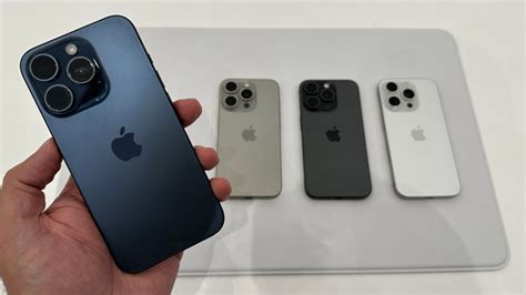 Iphone 15 Pro All Colours Hands On Youtube