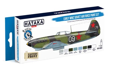 HTK BS33 Early WW2 Soviet Air Force Paint Set Hataka Hobby BS33