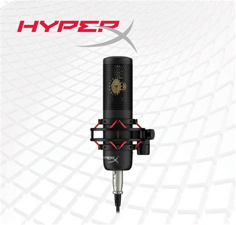 MICROFONO HYPERX PROCAST BLACK 699Z0AA Conexión XLR HP Abril