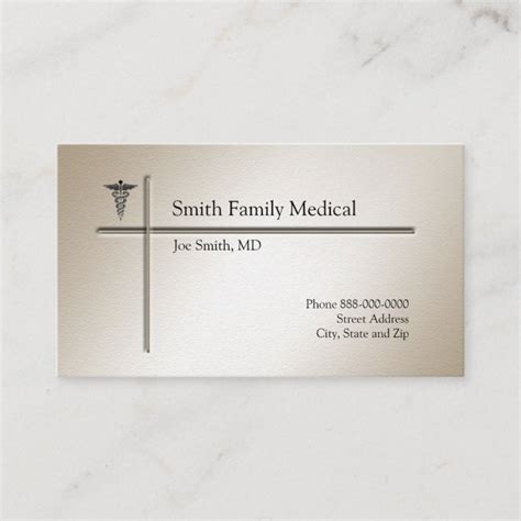 Physician Business Card | Zazzle