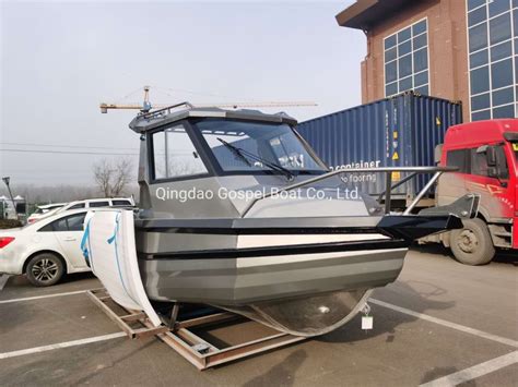 China Gospel Aluminum Boat 20FT 6m Easy Craft Welded Aluminum Fishing