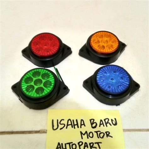 Jual Lampu Led Bak Truk Truck Tangki Bus Alat Berat Bulat