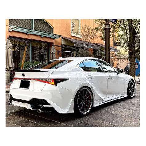 Lexus Is For 2021 2022 Modified With True Carbon Fiber Front And Rear Lip Side Skirts Art Full