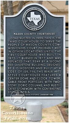 Mason County Courthouse - Mason, Texas - Photograph Page 3