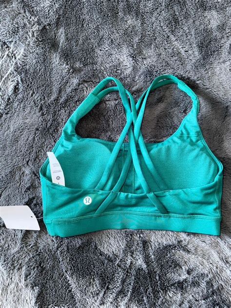 NWT Lululemon Energy Bra Size 4 Cascadia Green EBay