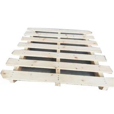 Rectangular Two Way Rubber Wood Pallet For Shipping Capacity