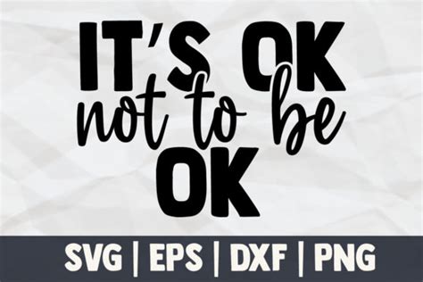 It’s Ok Not To Be Ok Graphic By Sukumarbd4 · Creative Fabrica