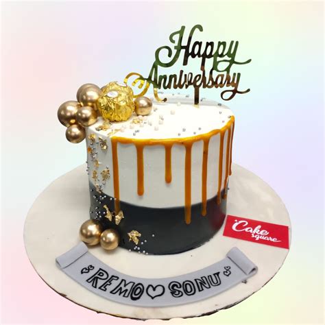 Drip Love 1 Kg Valentines Anniversary Cake Online Cake Delivery Mid